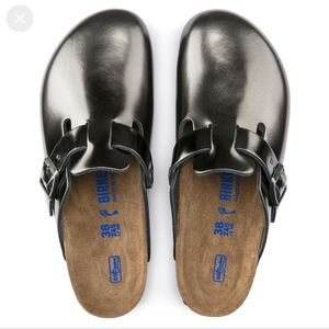 Metallic Boston Birkenstocks